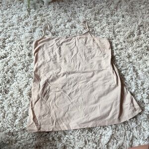 Stylish Ann Taylor Light Beige cream sporty, soft tank top Camisole with a soft,